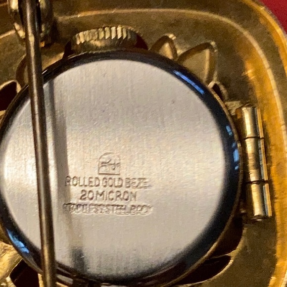 Vintage German Watch Brooch by Kollmar & Jourdan - Picture 3 of 7